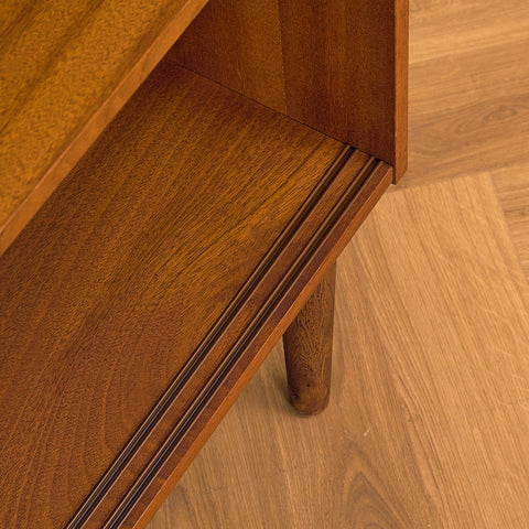 Danish Cabinet with Sliding Doors in Teak