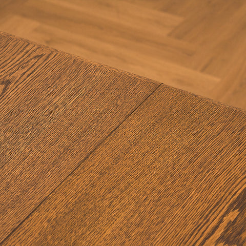 Danish oval dining table in smoked oak by Skovby