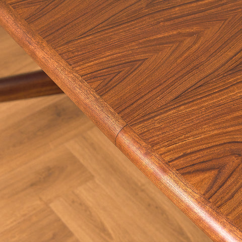 Danish dining table in Santos rosewood by Gudme Møbelfabrik