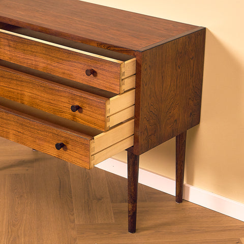 Danish Mid-Century Santos Rosewood Chest of Drawers