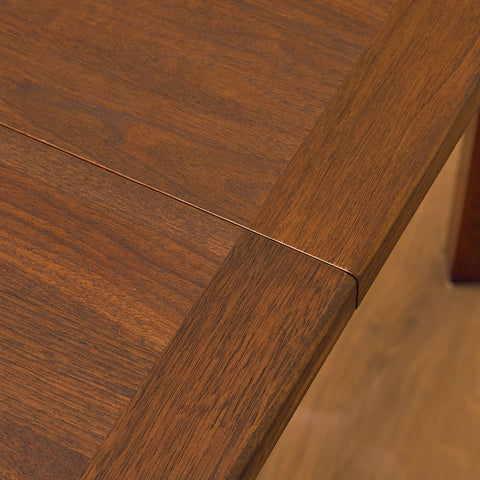 Swedish round dining table in walnut by Nils Jonsson for Troeds