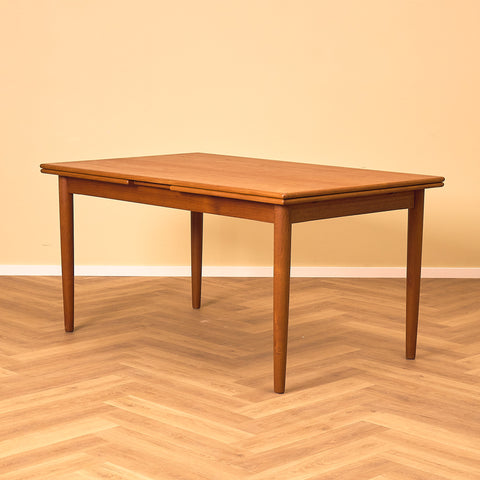 Danish dining table in teak, possibly by Niels Otto Møller