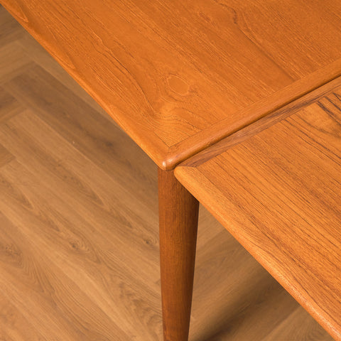 Danish dining table in teak, possibly by Niels Otto Møller