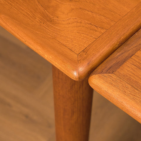 Danish dining table in teak, possibly by Niels Otto Møller