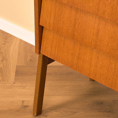 Swedish bookshelf in teak and beech
