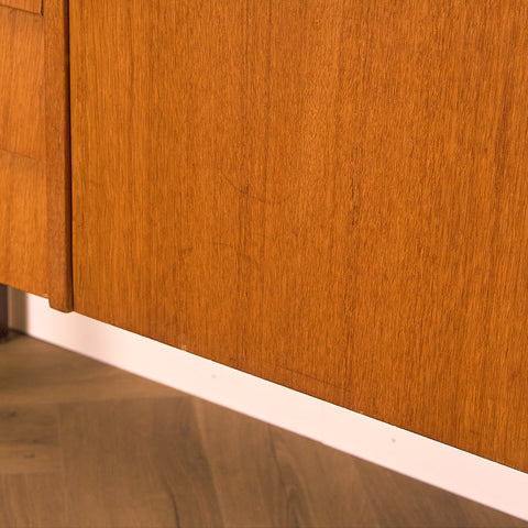 Swedish bookshelf in teak and beech