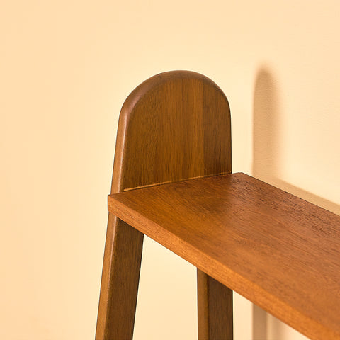 Swedish bookshelf in teak and beech