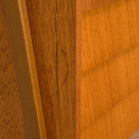 Swedish bookshelf in teak and beech