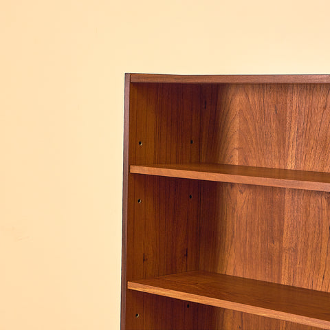 Danish bookshelf in teak and walnut