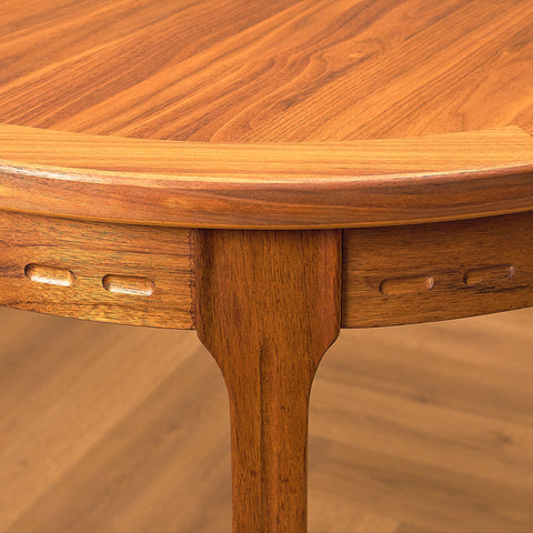 Swedish oval dining table in walnut by Nils Jonsson for Troeds