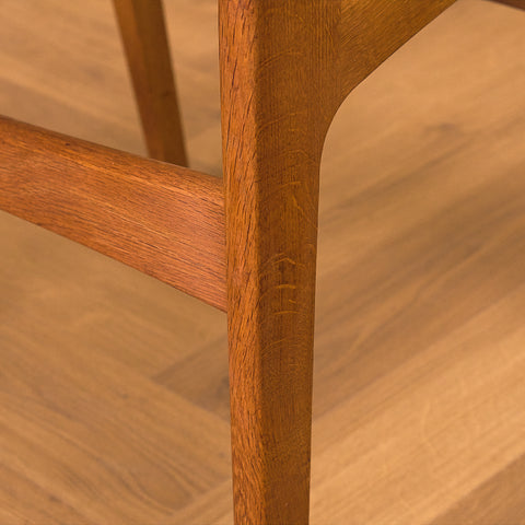 Danish set of 4 dining chairs in oak by Erik Buch for Nova Stolefabrik