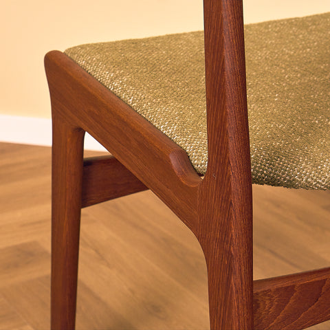 Danish set of 4 dining chairs in teak by Erik Buch for Nova Stolefabrik