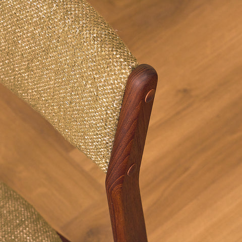 Danish set of 4 dining chairs in teak by Erik Buch for Nova Stolefabrik