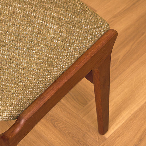 Danish set of 4 dining chairs in teak by Erik Buch for Nova Stolefabrik