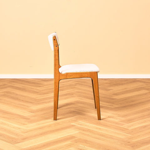 Danish set of 6 dining chairs in teak by Erik Buch for Nova Stolefabrik
