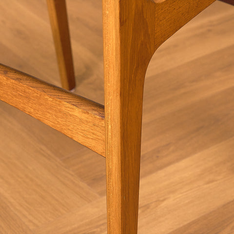 Danish set of 6 dining chairs in teak by Erik Buch for Nova Stolefabrik
