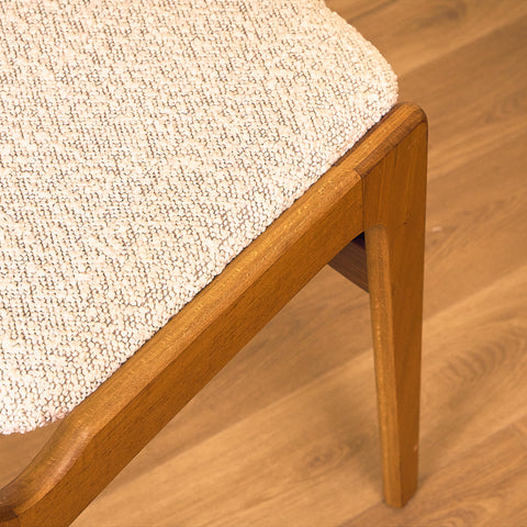 Danish set of 6 dining chairs in teak by Erik Buch for Nova Stolefabrik