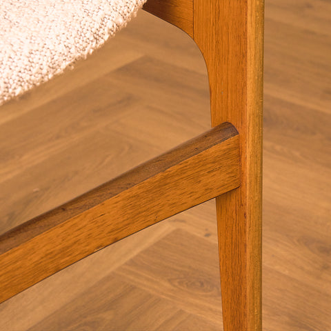 Danish set of 6 dining chairs in teak by Erik Buch for Nova Stolefabrik
