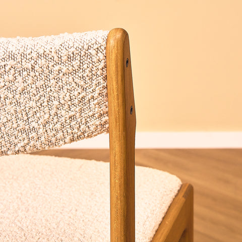 Danish set of 6 dining chairs in teak by Erik Buch for Nova Stolefabrik