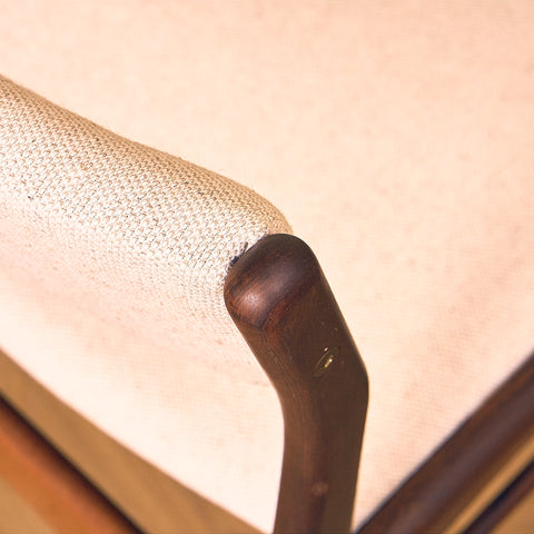 Danish dining chairs in solid Santos rosewood by N&K Bungaard Rasmussen for Thorsøe Møbelfabrik