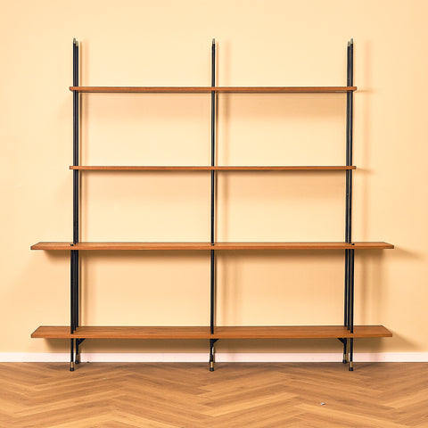 Swedish "Prydno" bookshelf in teak by Bröderna Gustafsson Möbelfabrik