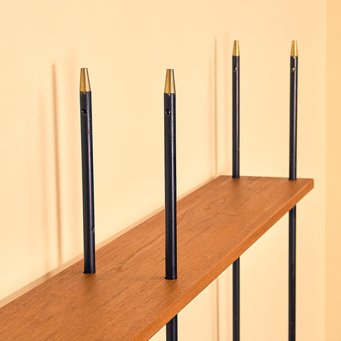 Swedish "Prydno" bookshelf in teak by Bröderna Gustafsson Möbelfabrik