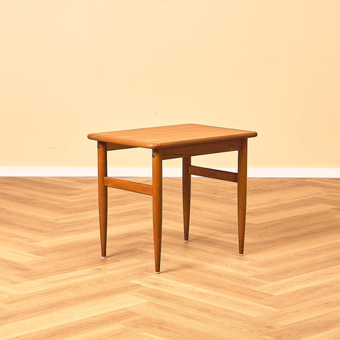 Swedish side table in teak by HMB Möbler Rörvik