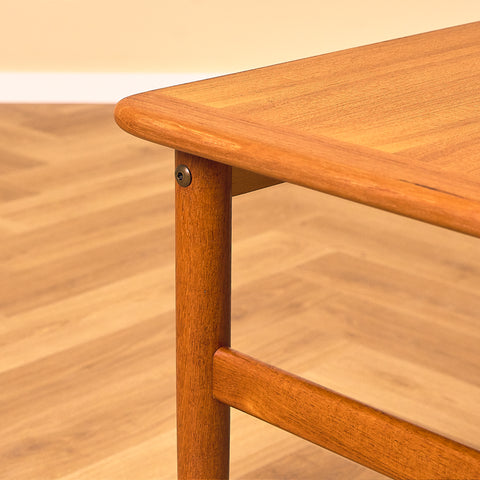 Swedish side table in teak by HMB Möbler Rörvik