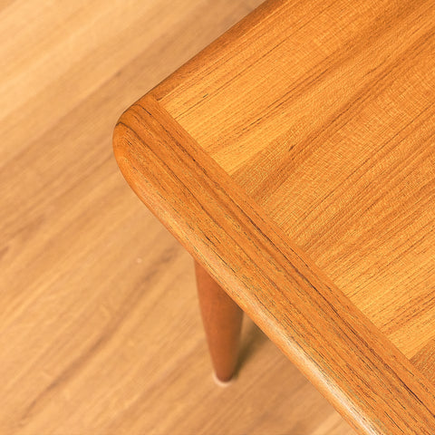 Swedish side table in teak by HMB Möbler Rörvik