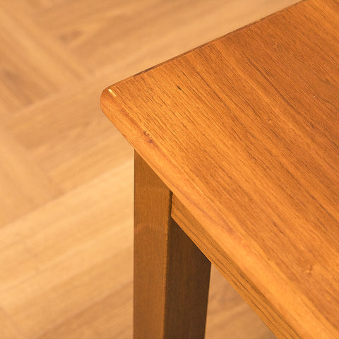 Swedish side table in walnut