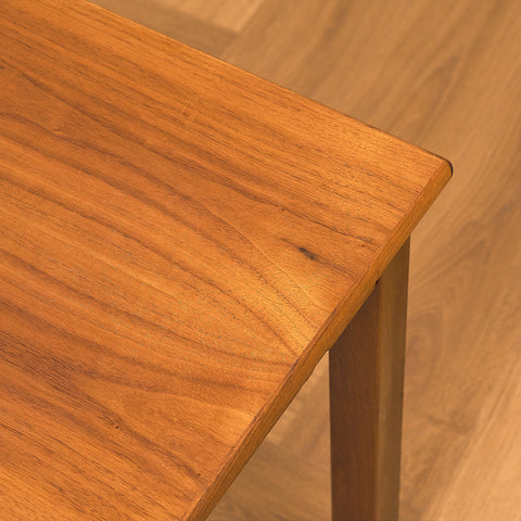 Swedish side table in walnut