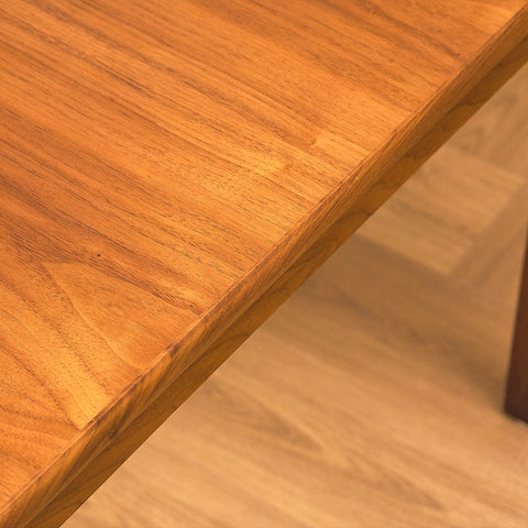 Swedish side table in walnut