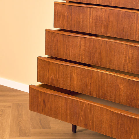 Vintage Teak Chest of Drawers, Denmark 1960s