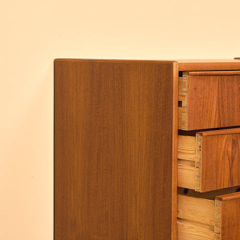 Vintage Teak Chest of Drawers, Denmark 1960s
