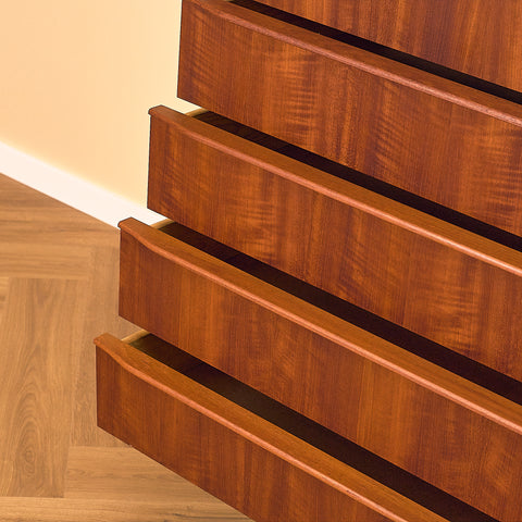 Vintage Tall Chest of Drawers in Teak, Denmark 1950s