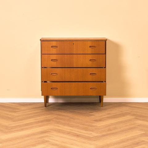Swedish chest of drawers in teak