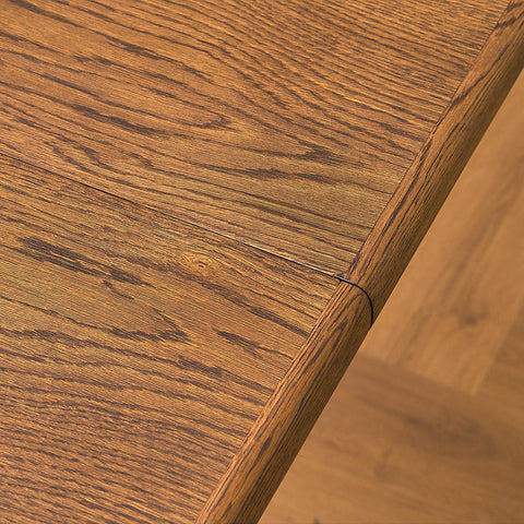 Danish oval dining table in smoked oak by Skovby