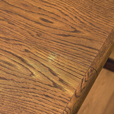 Danish oval dining table in smoked oak by Skovby