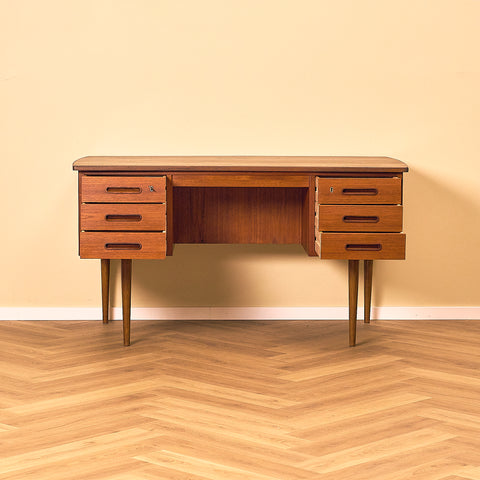 Vintage Teak Writing Desk by Edmund Jorgensen, Denmark 1960s