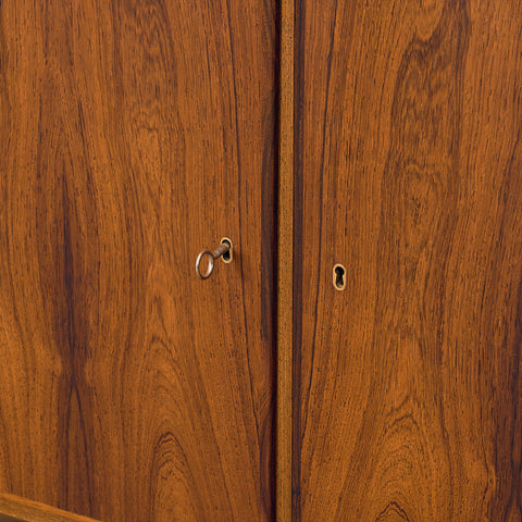 Danish sideboard in Santos rosewood by Carlo Jensen for Poul Hundevad