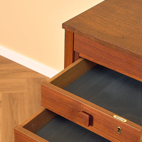 Vintage Teak Desk by Domino Møbler, Denmark 1960s
