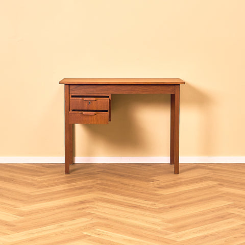 Small Vintage Writing Desk in Teak, Denmark 1960s