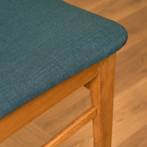 Danish dining chairs in teak and beech