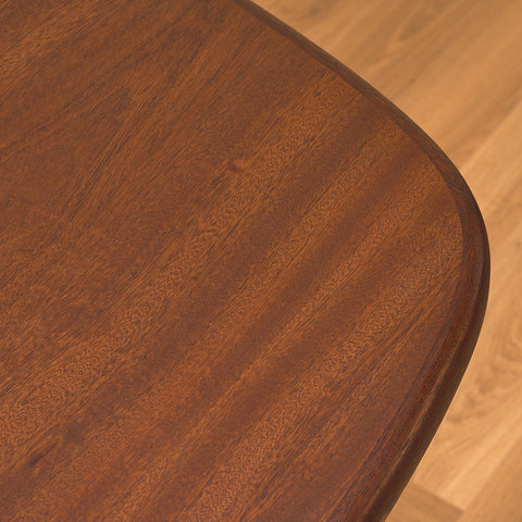 Danish oval dining table in mahogany by Skovby Møbelfabrik