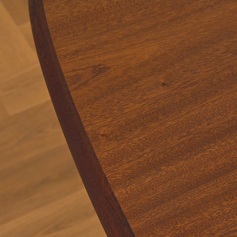 Danish oval dining table in mahogany by Skovby Møbelfabrik