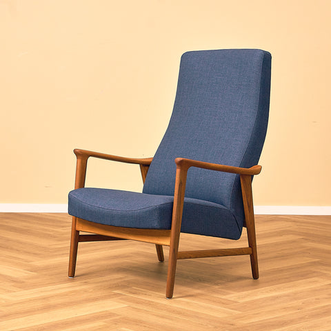 Swedish armchair in teak by Bröderna Andersson, Ekenässjön