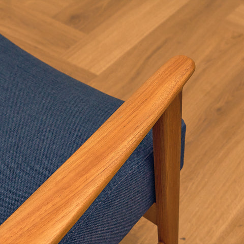 Swedish armchair in teak by Bröderna Andersson, Ekenässjön