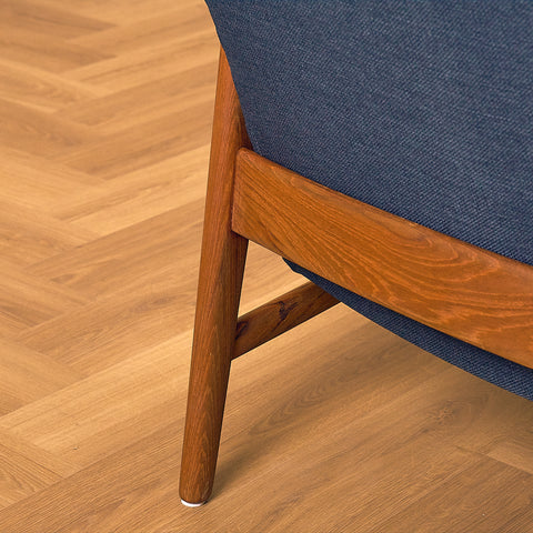 Swedish armchair in teak by Bröderna Andersson, Ekenässjön