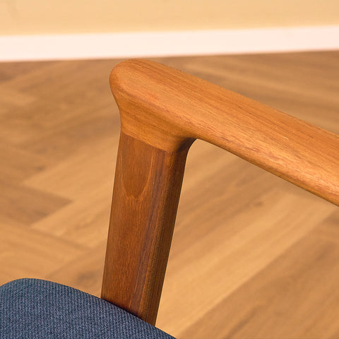 Swedish armchair in teak by Bröderna Andersson, Ekenässjön