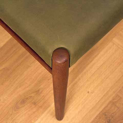 Danish set of 6 dining chairs in teak by Henning Kjærnulf for KS Møbler